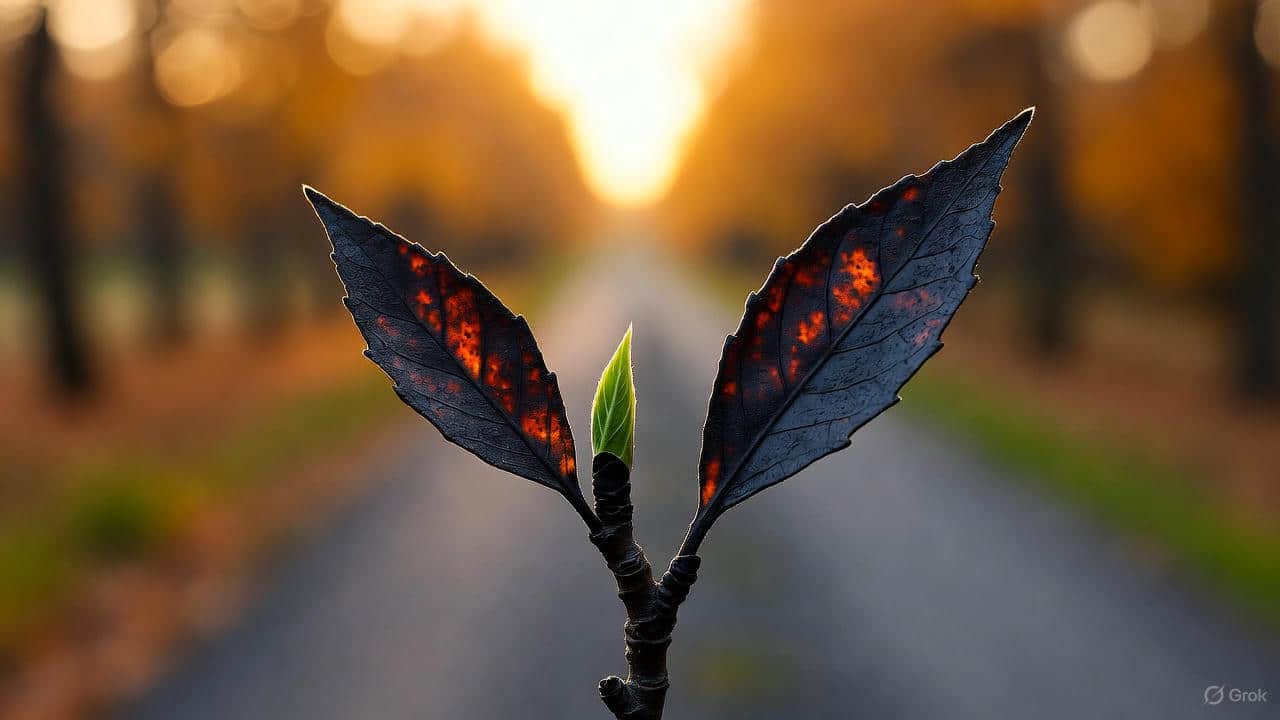 re-growth after burn