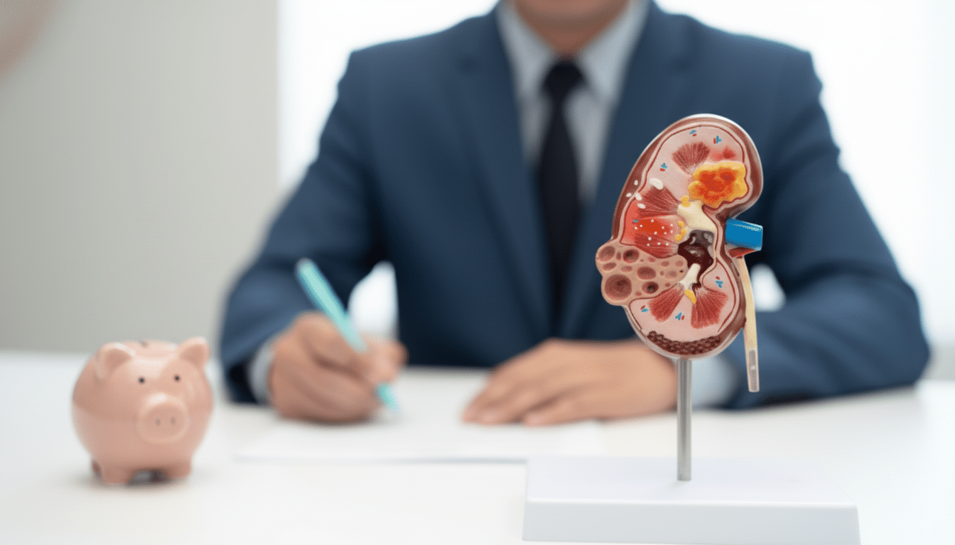 organ, piggy and suit man