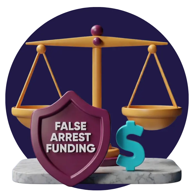false arrest legal financing for lawsuit victims