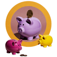 piggxy banks with money