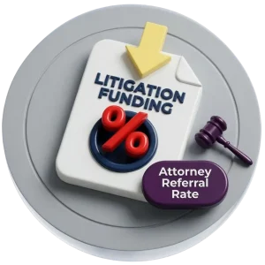 attorney referral for plaintiff funding